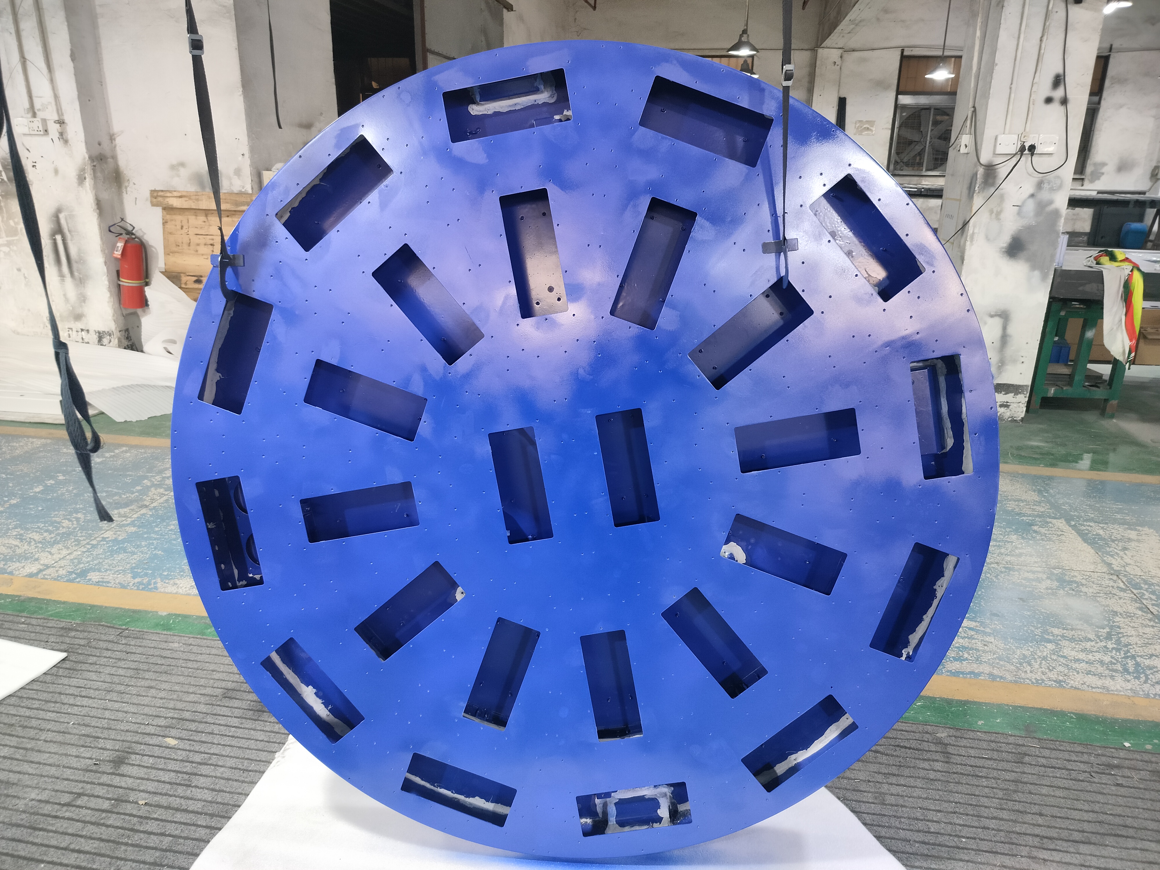铝合金户外防风雨 742 毫米圆形 LED 框架