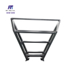 带有用于 LED 和照明结构的地面支撑底座的弧形舞台桁架系统