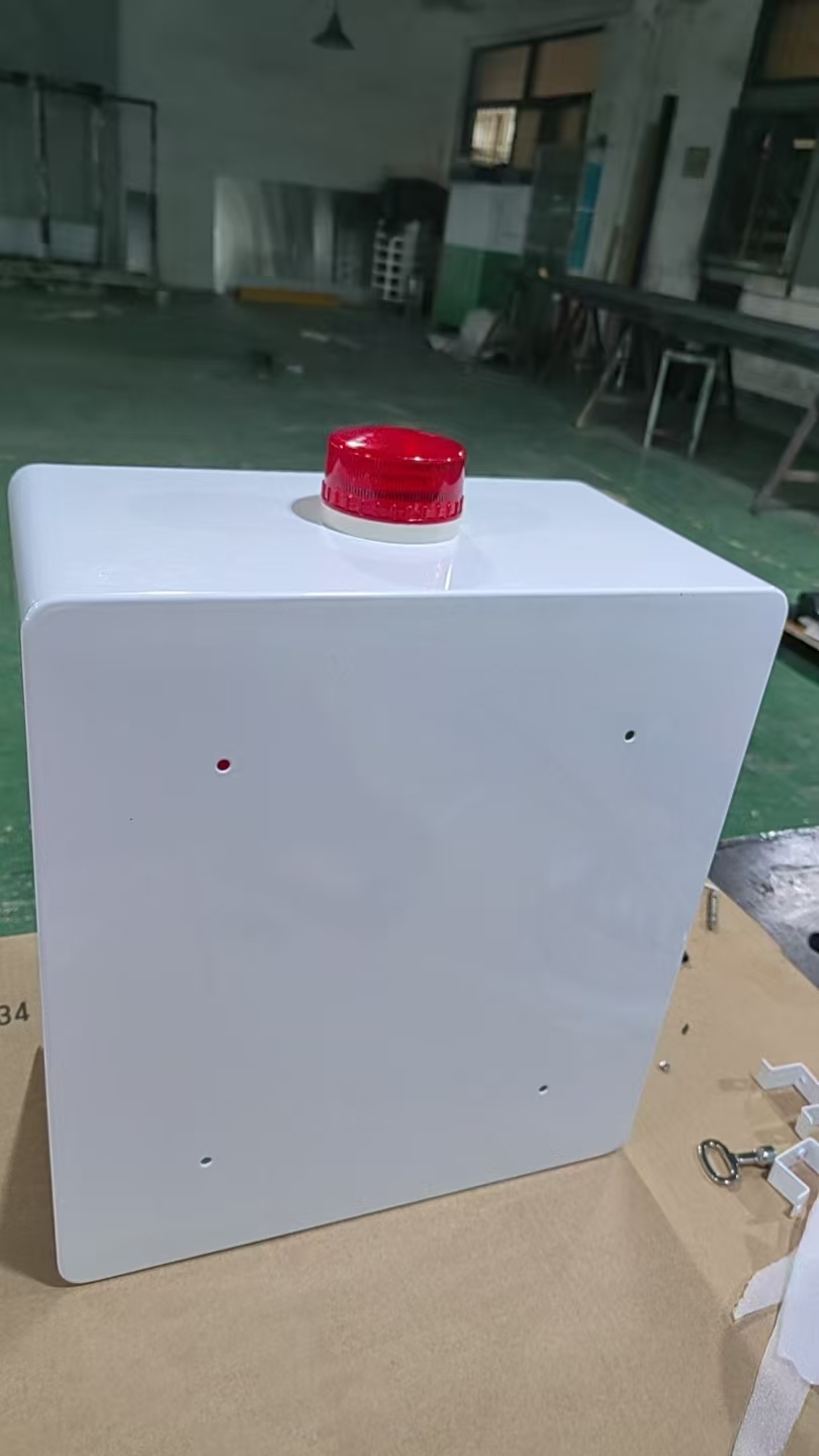 带警报的壁挂式 AED 柜