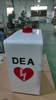 带警报的壁挂式 AED 柜